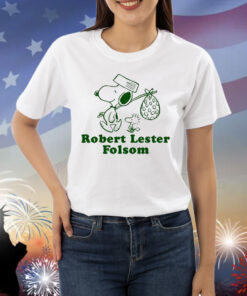 Official Robert Lester Folsom Snoopy and Woodstock Shirt