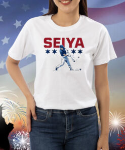 Official Seiya Suzuki Chicago Cubs Slugger Swing Shirt