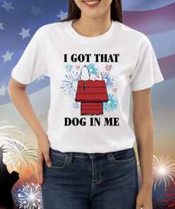 Official Snoopy I Got That Dog In Me 4Th Of July 2024 Painting Shirt