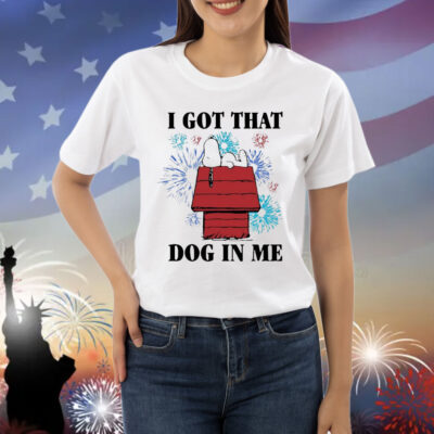 Official Snoopy I Got That Dog In Me 4Th Of July 2024 Painting Shirt