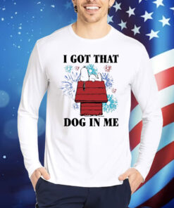 Official Snoopy I Got That Dog In Me 4Th Of July 2024 Painting Shirt