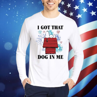 Official Snoopy I Got That Dog In Me 4Th Of July 2024 Painting Shirt