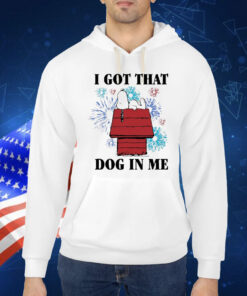 Official Snoopy I Got That Dog In Me 4Th Of July 2024 Painting Shirt