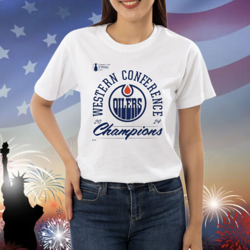 Official Stanley Cup Final 2024 Edmonton Oilers Women’s Western Conference Champions Drive Shirt