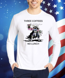 Official Wizard Of Barge Three Coffees No Lunch Shirt