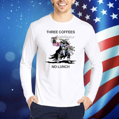 Official Wizard Of Barge Three Coffees No Lunch Shirt