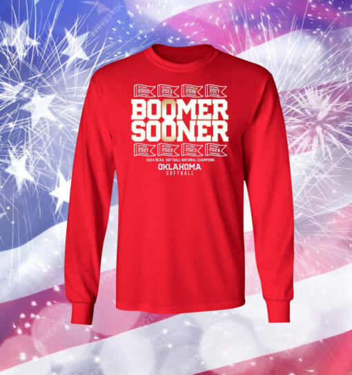 Oklahoma Sooners Softball Boomer Sooner 8x National Champions Shirt