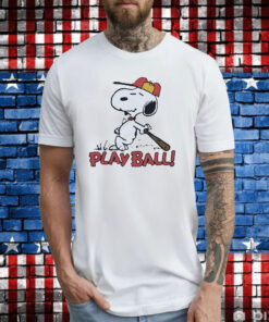 Peanuts Snoopy Play Ball T-Shirt