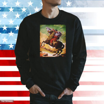 Raul Julia As M Bison Crossing The Alps T-Shirt