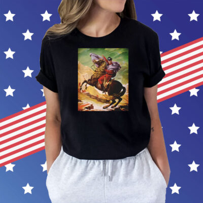 Raul Julia As M Bison Crossing The Alps T-Shirt