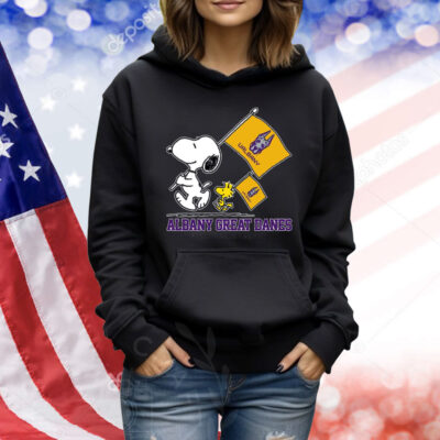 Snoopy Albany Great Danes Road To Oklahoma City flag Shirt