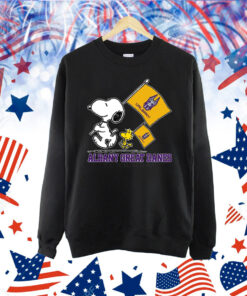 Snoopy Albany Great Danes Road To Oklahoma City flag Shirt