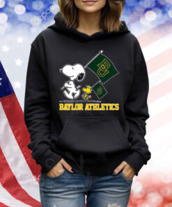 Snoopy Baylor Athletics Road To Oklahoma City Flag Shirt