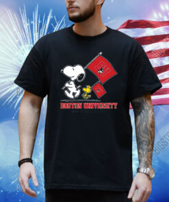 Snoopy Boston University Road To Oklahoma City flag Shirt