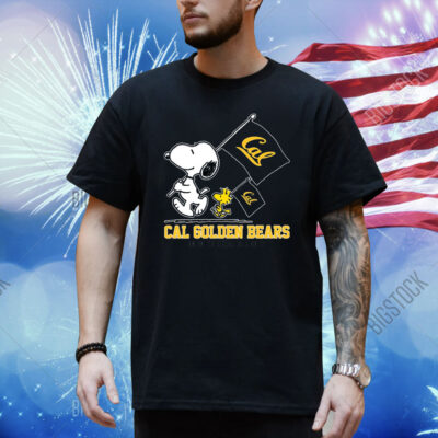 Snoopy California Golden Bears Road To Oklahoma City flag Shirt