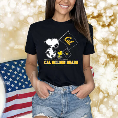 Snoopy California Golden Bears Road To Oklahoma City flag Shirt