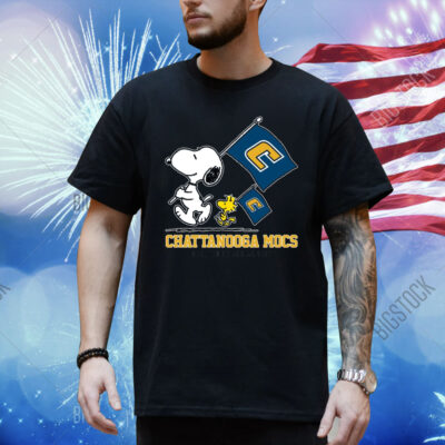 Snoopy Chattanooga Mocs Road to Oklahoma City Flag Shirt