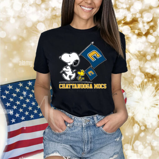 Snoopy Chattanooga Mocs Road to Oklahoma City Flag Shirt