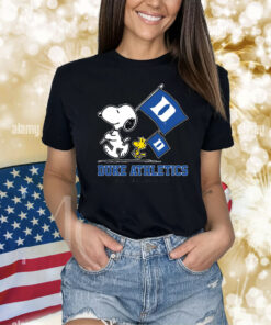 Snoopy Duke Athletics Road To Oklahoma City flag Shirt