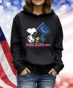 Snoopy Florida Atlantic Owls Road To Oklahoma City flag Shirt