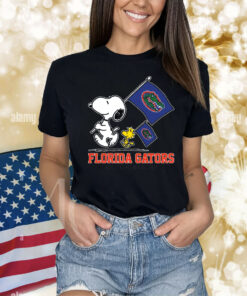 Snoopy Florida Gators Road To Oklahoma City flag Shirt