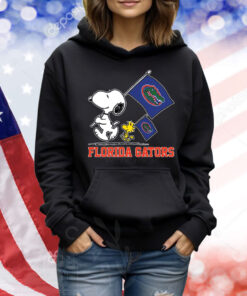 Snoopy Florida Gators Road To Oklahoma City flag Shirt