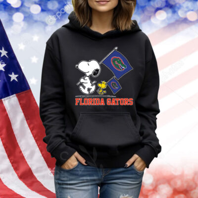 Snoopy Florida Gators Road To Oklahoma City flag Shirt