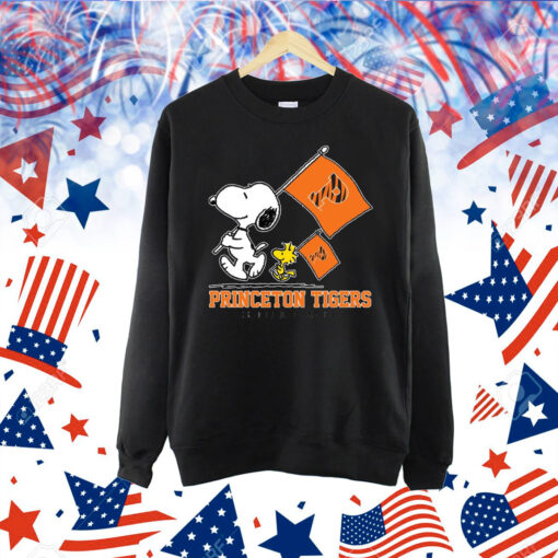 Snoopy Princeton Tigers Road To Oklahoma City flag Shirt