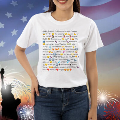 Trump Felon Slutty Text. Shirt