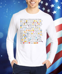 Trump Felon Slutty Text. Shirt