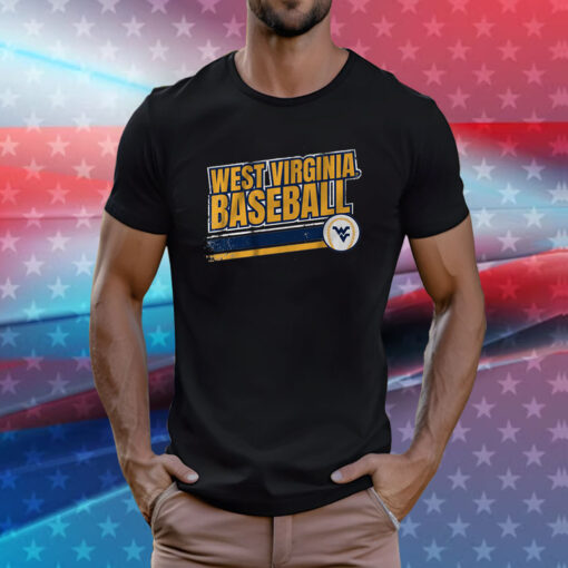 West Virginia Retro Baseball T-Shirt