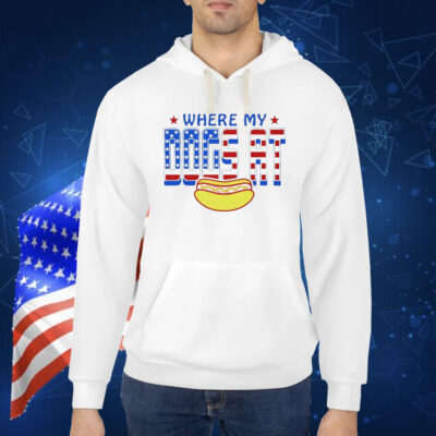 Where my dogs at USA flag Shirt