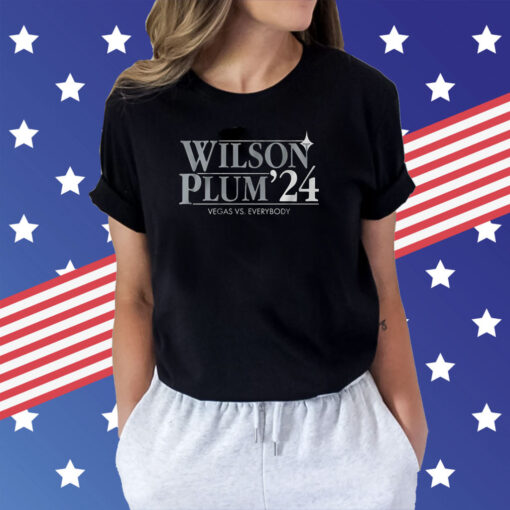 Wilson-Plum 24 Las Vegas Basketball T-Shirt