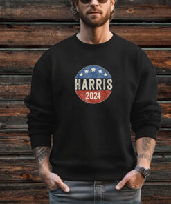 Kamala Harris 2024 For President Campaign US Flag T-Shirt