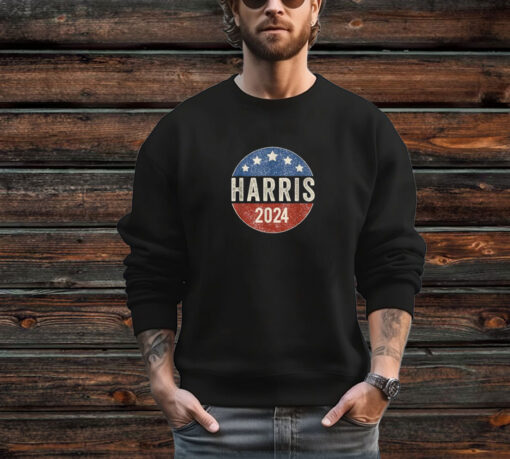 Kamala Harris 2024 For President Campaign US Flag T-Shirt