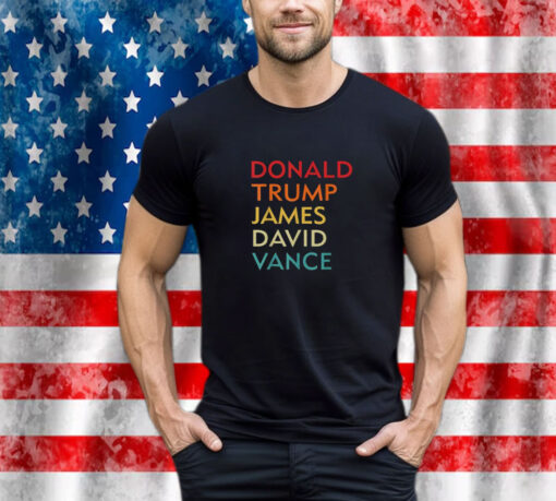 Donald Trump James David Vance 2024 Vintage Style T-Shirt