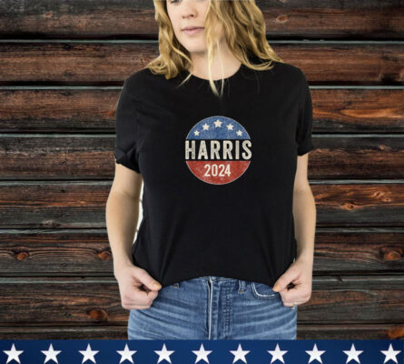 Kamala Harris 2024 For President Campaign US Flag T-Shirt