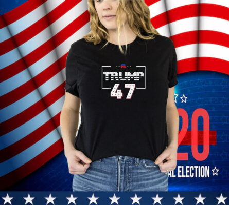 Election 2024 USA Flag Election 2024 Republican 45 47 T-Shirt