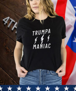 Trumpamaniac Trump-a-mania Lightning Bolt Trumpmania 2024 T-Shirt