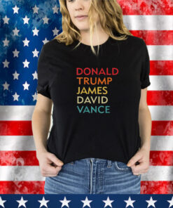 Donald Trump James David Vance 2024 Vintage Style T-Shirt