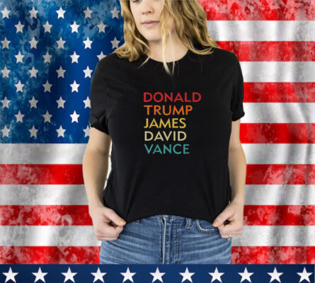 Donald Trump James David Vance 2024 Vintage Style T-Shirt