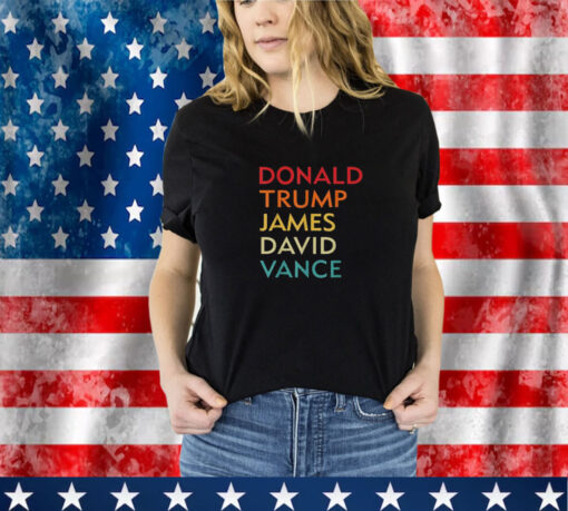 Donald Trump James David Vance 2024 Vintage Style T-Shirt