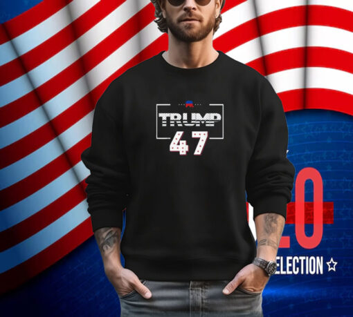 Election 2024 USA Flag Election 2024 Republican 45 47 T-Shirt