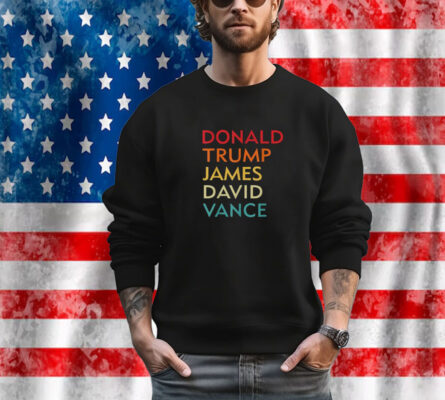 Donald Trump James David Vance 2024 Vintage Style T-Shirt