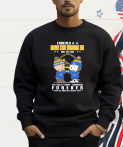 Snoopy And Charlie Brown Forever A Golden State Warriors Fan Win Or Lose Yesterday Today Tomorrow Forever Shirt