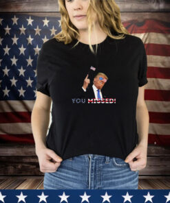 Funny Shot Republican Pro Trump, President 2024 T-Shirt