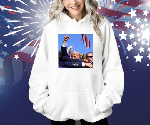 Trump Get Shoot At Rally Hoodie Shirt