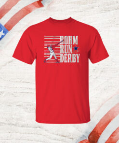 Alec Bohm Run Derby Philadelphia T-Shirt