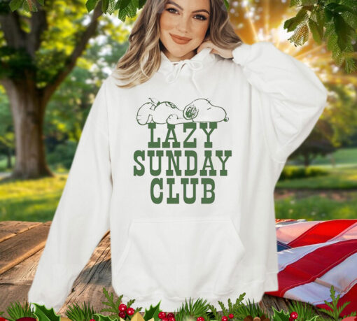 Snoopy Lazy Sunday Club T-Shirt