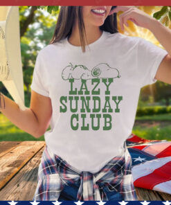 Snoopy Lazy Sunday Club T-Shirt